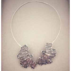 COLLAR RÍGIDO GRANDE  EN PLATA 925 NATURAL O ENVEJECIDA