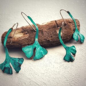 PENDIENTES " GINKGO BILOBA"