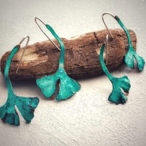 PENDIENTES " GINKGO BILOBA"