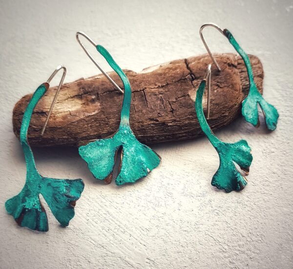 PENDIENTES " GINKGO BILOBA"
