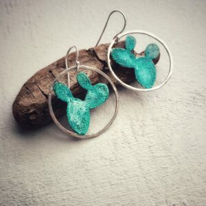 PENDIENTES " CACTUS"