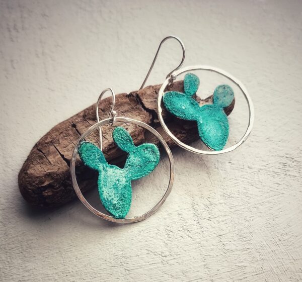 PENDIENTES " CACTUS"