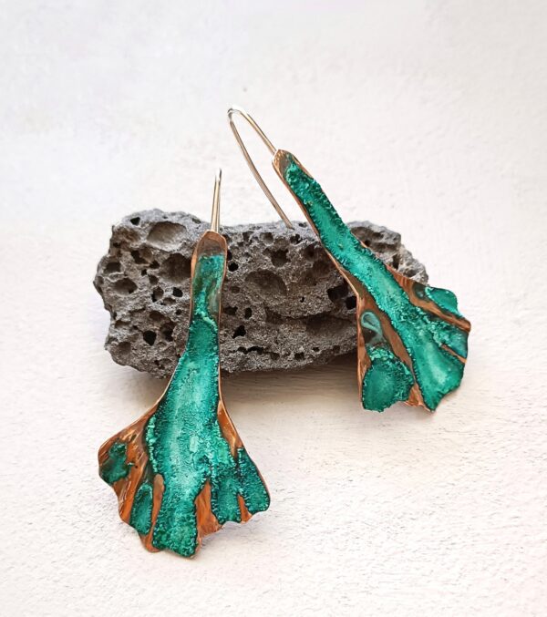 PENDIENTES "HOJA"
