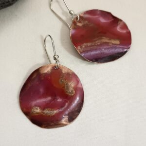 PENDIENTES CORTOS «FUEGO »