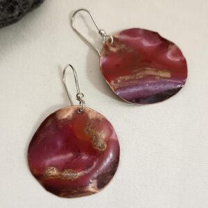 PENDIENTES CORTOS «FUEGO »