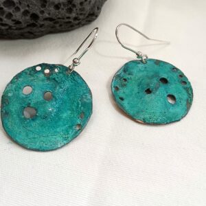 PENDIENTES "MOON" CORTOS
