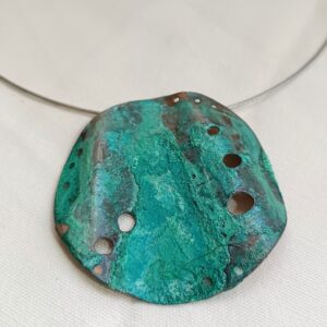 COLGANTE "MOON" GRANDE  HILO RÍGIDO
