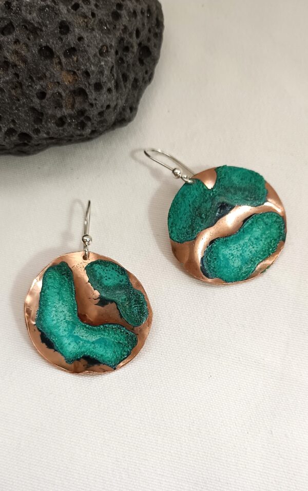 PENDIENTES PATINA 22 GRANDES CORTOS