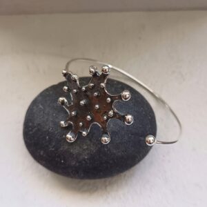 PULSERA "LLUVIA" RÍGIDA AJUSTABLE