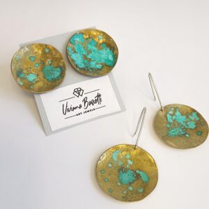 PENDIENTES "MAREA" VERDE